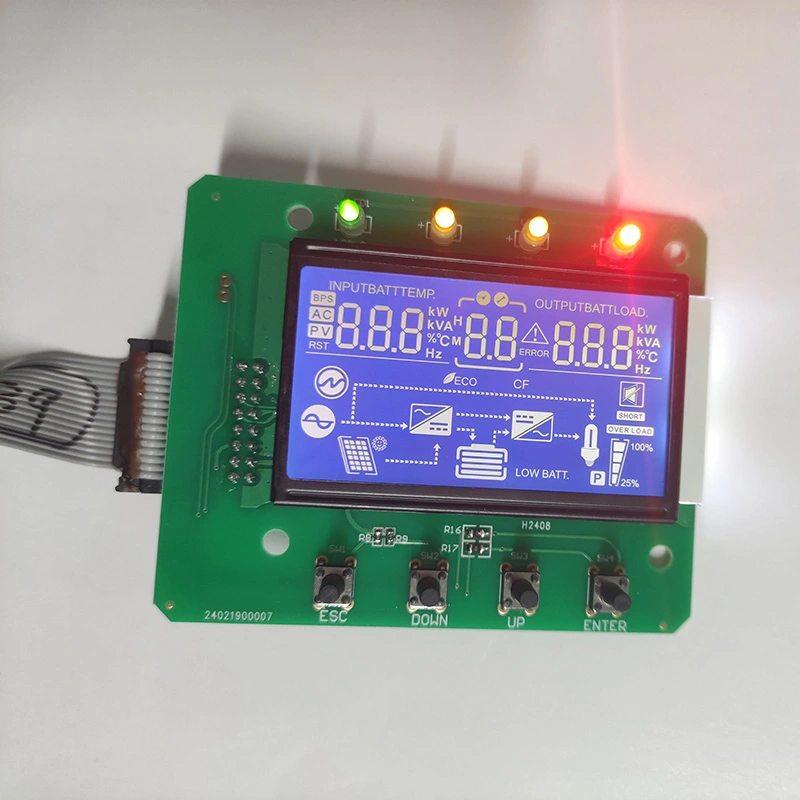 Монохромен сегмент LCD дисплей модул